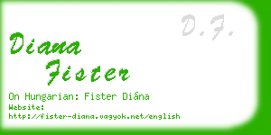 diana fister business card